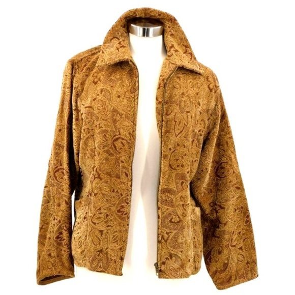 Vintage Flashback BOHO Tapestry Full-Zip Jacket - Picture 2 of 9